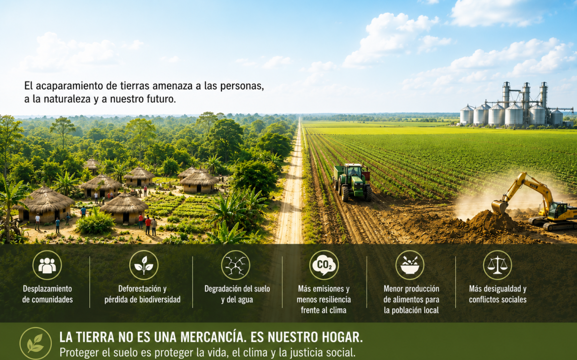 acaparar tierras